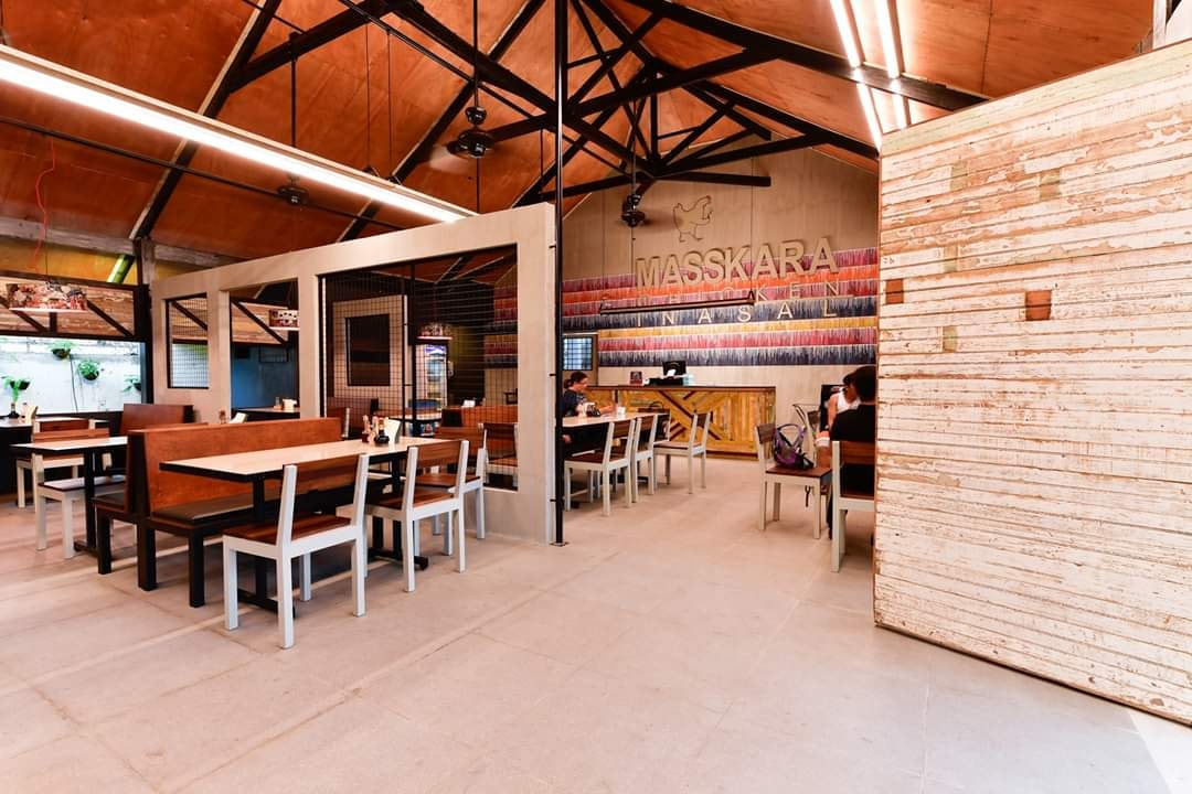 Reclaimed wooden panels from old Bacolod houses